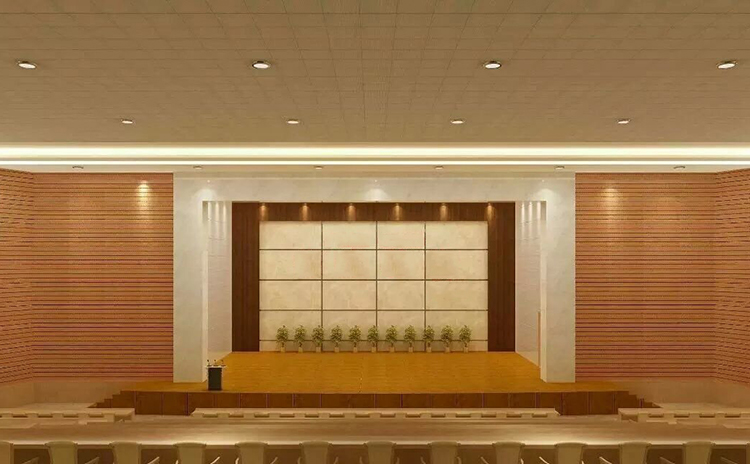 湖南婁底學(xué)校禮堂吸音板工程 湖南婁底學(xué)校禮堂吸音板工程