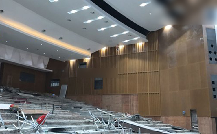 青海西寧會(huì)展中心吸音板工程