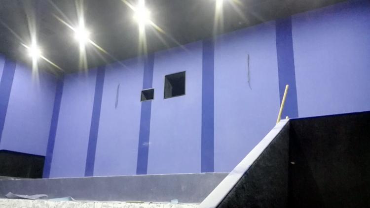 廣東清遠電影院防火聚酯纖維吸音板聲學(xué)工程